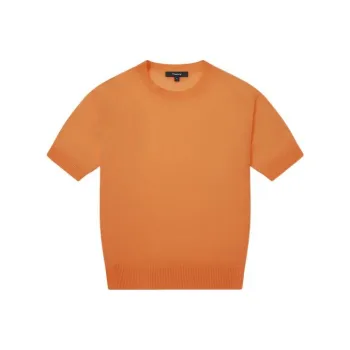 THEORY FW22 Cashmere Sweater Women's Orange Brown