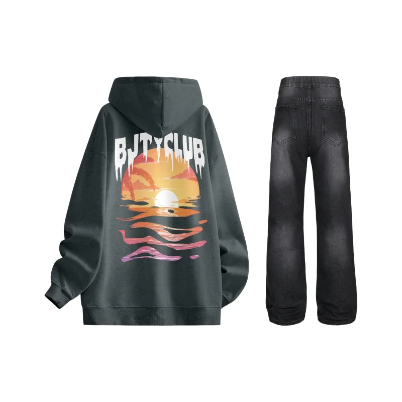BJTY Sweatshirt Sets Unisex-10