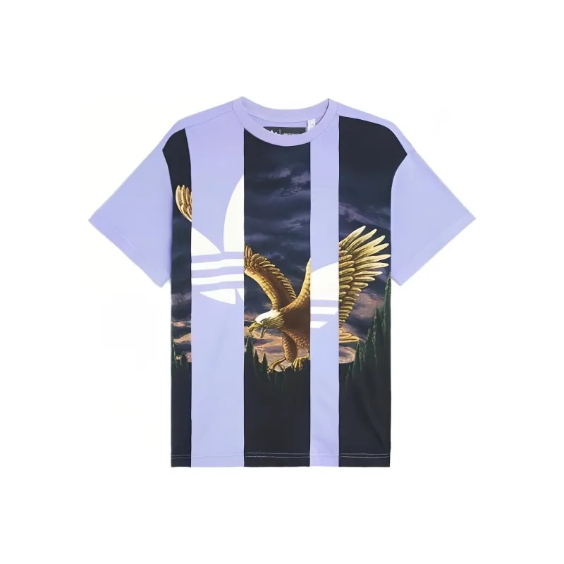 Adidas Originals T Shirt Women's Purple-0
