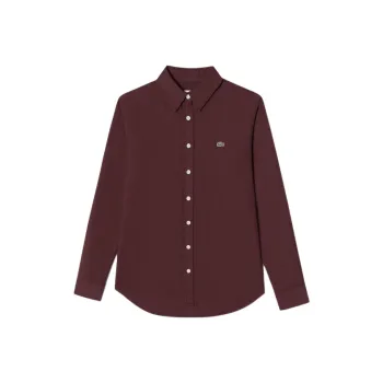 LACOSTE Shirts Women's Burgundy