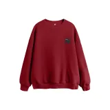 Burgundy (Round Sweatshirt)