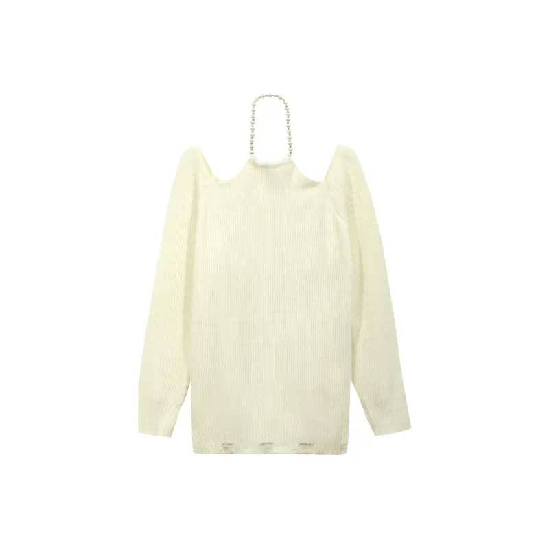 EIDOLON GRAIN Knitwear Women's Apricot White-0