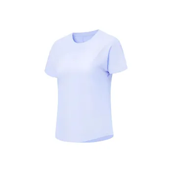 LINING Fitness Series T Shirts Women's Light Bright Blue