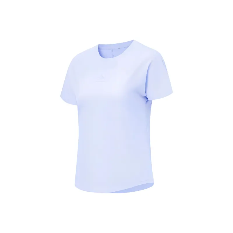 LINING Fitness Series T Shirts Women's Light Bright Blue-0