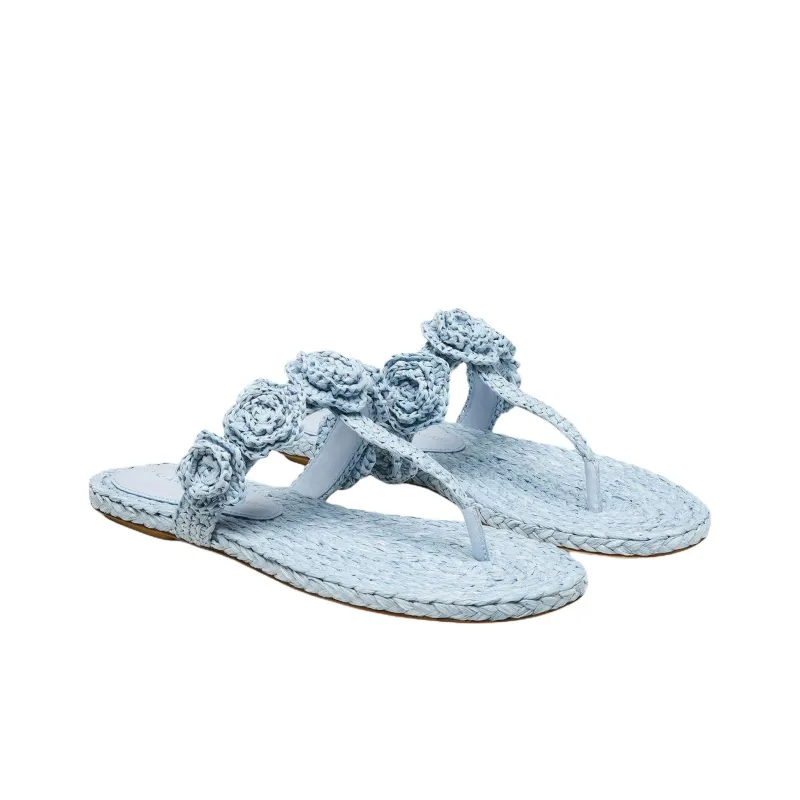 Stuart Weitzman/SW Flip Flops Women's Blue-2
