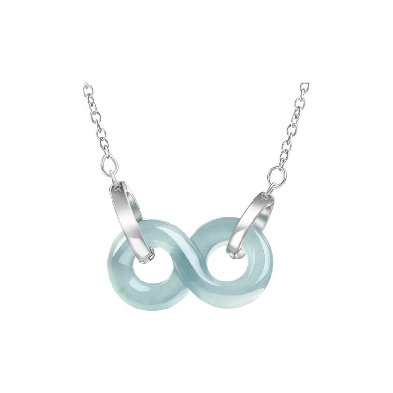 Jade Is Boundless Ice Glutinous Jadeite Necklaces Women's-4