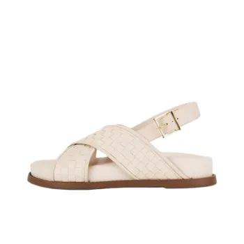 Schutz Ruby One Strap Sandals Women's Beige