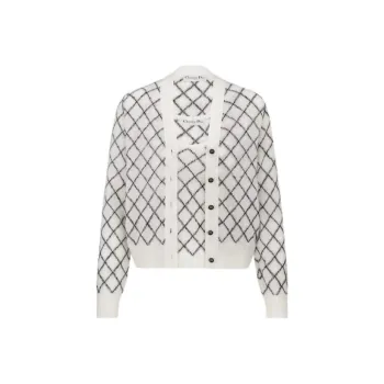 DIOR SS24 Knitwear Women's 2 Pack Black White Plaid