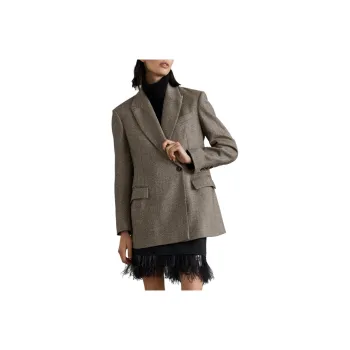 Brunello Cucinelli Double breasted Herringbone Blazer