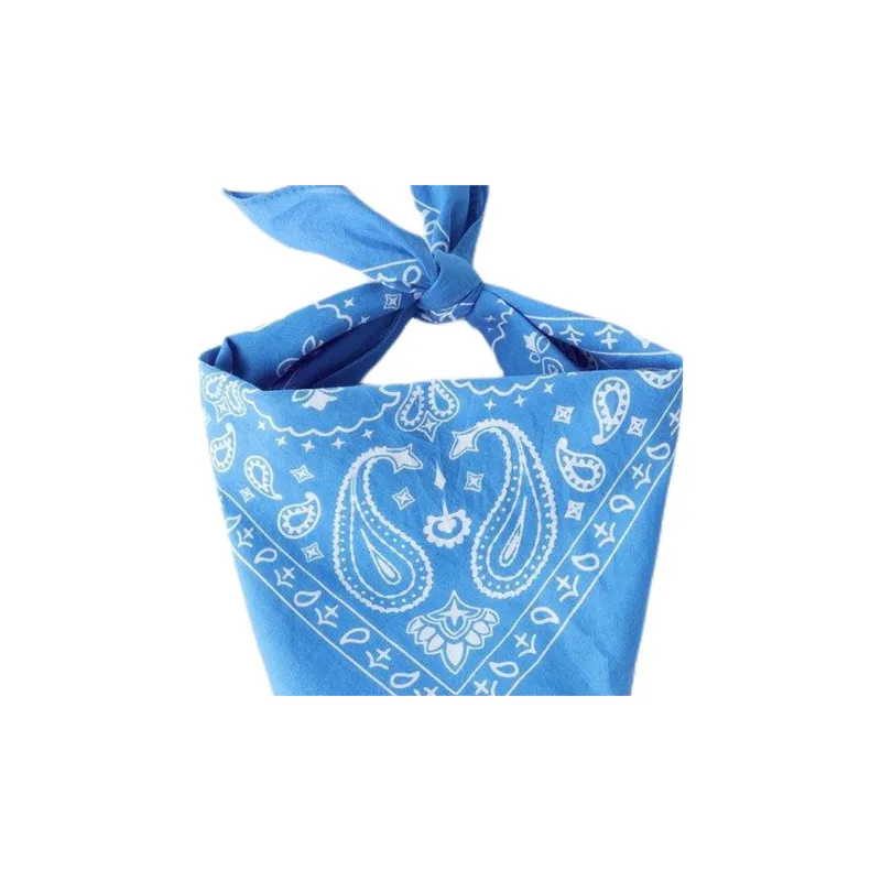ZARA Cotton Headwraps Unisex Bright Blue-2