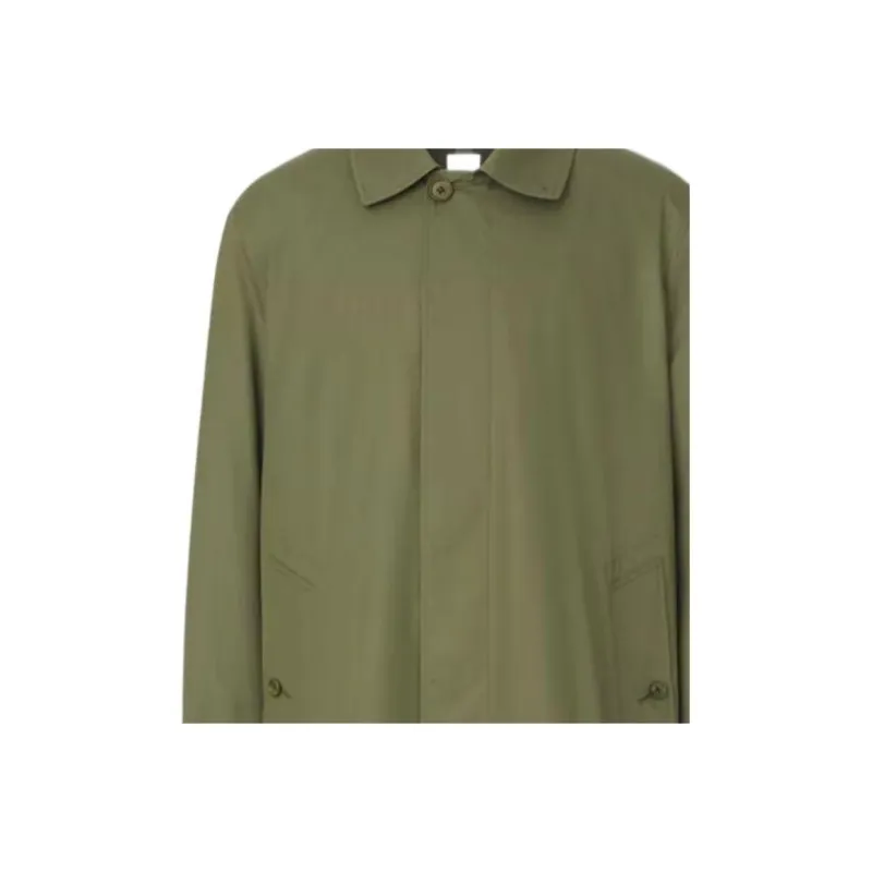 Burberry Coats Men Olive-4