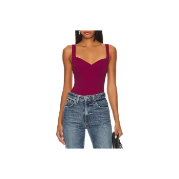 FREE PEOPLE Bodysuits Women's Dark Pink