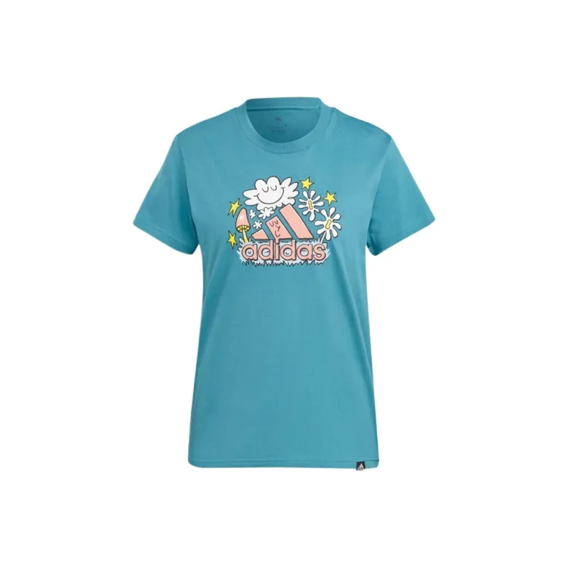 Adidas Regular T Shirt Women's Green-0