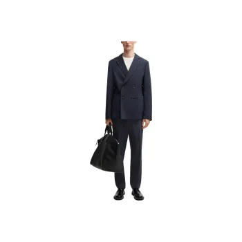 HUGO BOSS FW24 Business Suits Men's Marine Blue