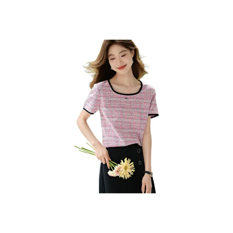 Mo Han Yi Mei T Shirt Women's Fuchsia-0