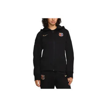 Nike FC FW24 Barcelona Tech Fleece Windrunner Jackets Coats Women's Black
