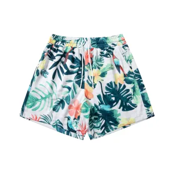 VXOXV Shorts Unisex Tropical Rainforest
