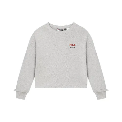 FILA Sweatshirt Women's Dark Marble Heather Gray