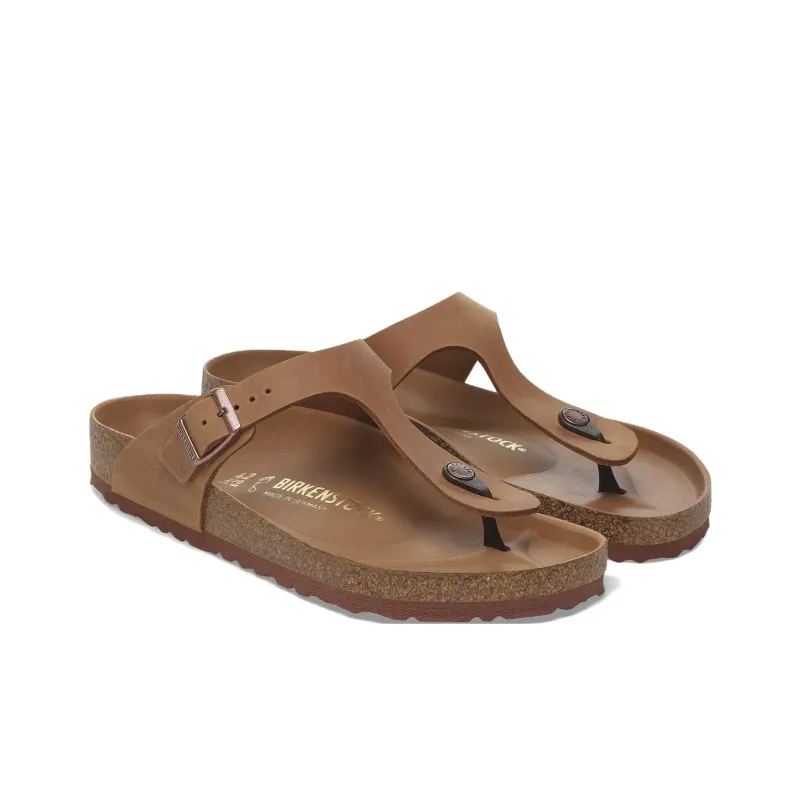 Birkenstock Gizeh Flip Flops Unisex Brown Narrow-2