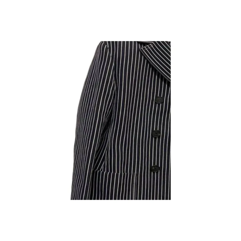 DIOR Striped Double Breasted Jacket-4