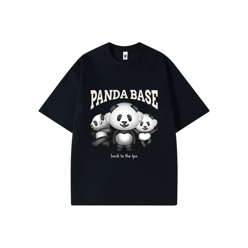 PANDA BASE T Shirts Women's-6