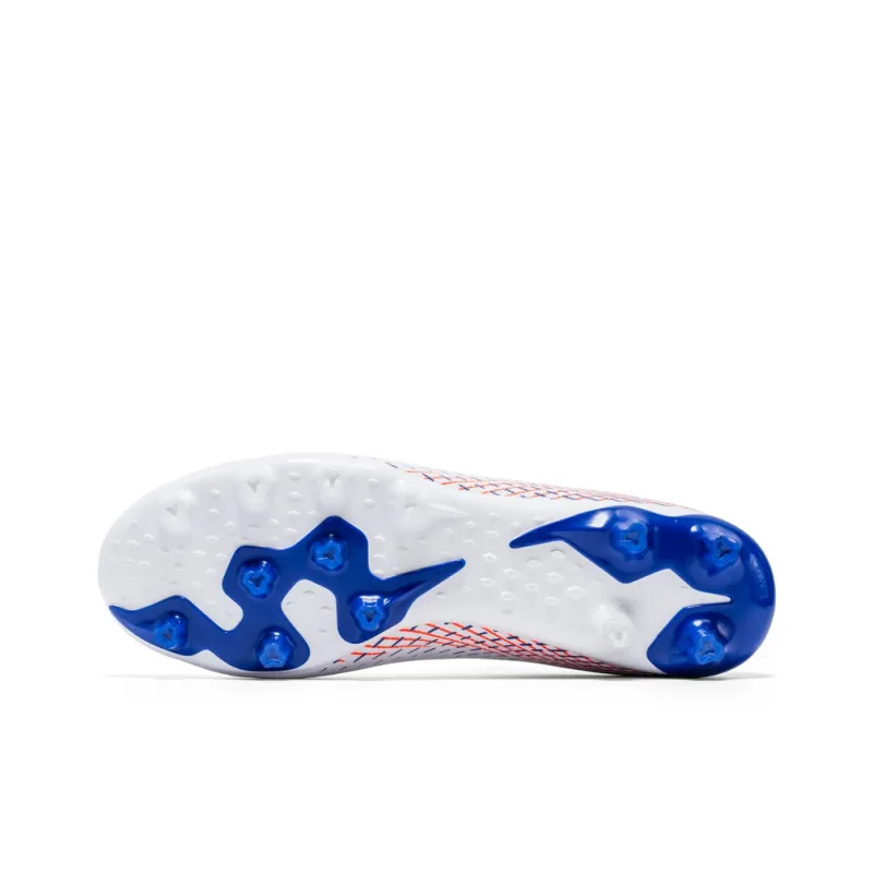 Binary Soccer Shoes Unisex Low Top Blue-3