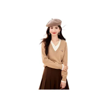 La Chapelle Knitwear Women's Khaki