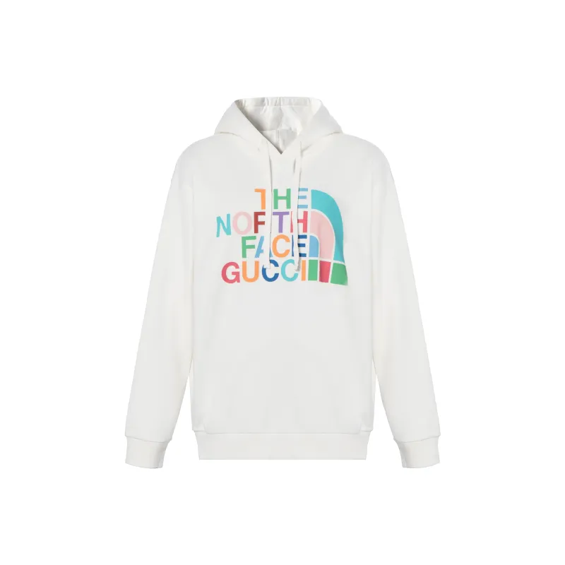 GUCCI X The North Face Cotton Sweatshirt Off White/Multicolor-0