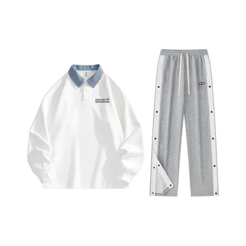 Crayon Shinchan Sweatshirt Set Unisex-6