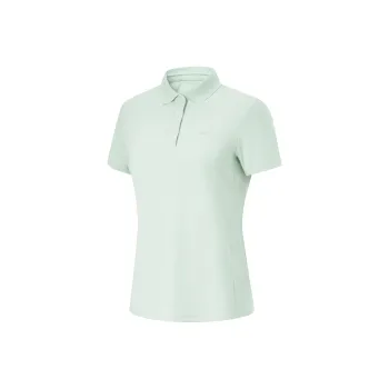 LiNing Fitness Series Polo Shirt Women's Ice Fat Green