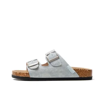 Mule Donkey Abrasion Resistant Slide Slippers Women's Denim Blue