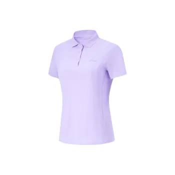 LiNing Fitness Series Polo Shirt Women's Lilac