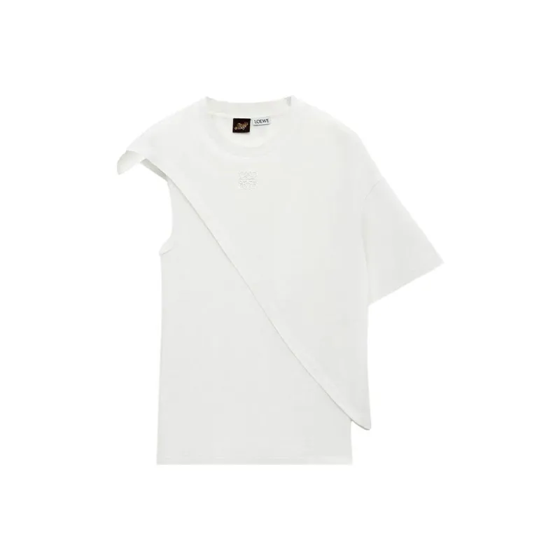 LOEWE Paula's Ibiza SS25 T Shirt Women's Ecru-0