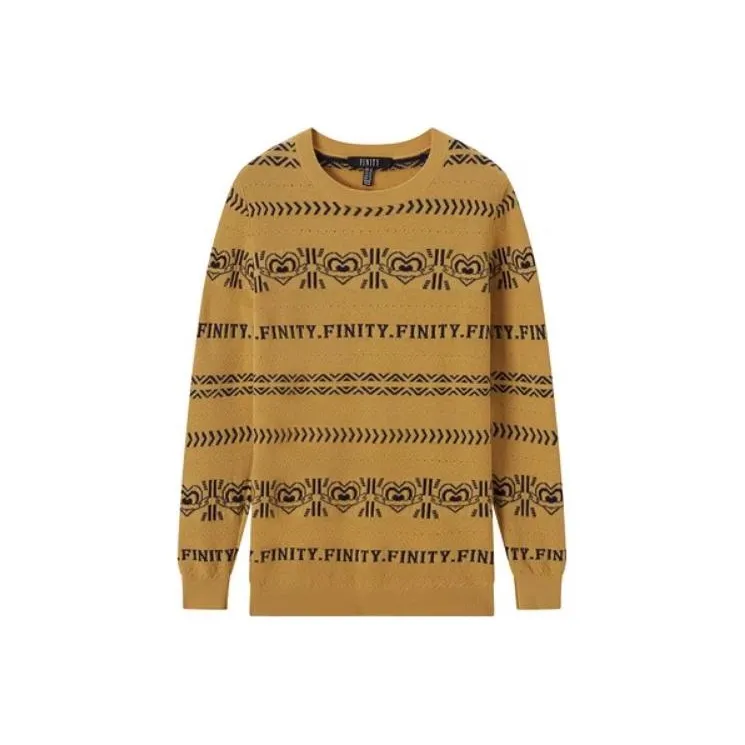 FINITY Knitwear Women's Yellow Jacquard-0