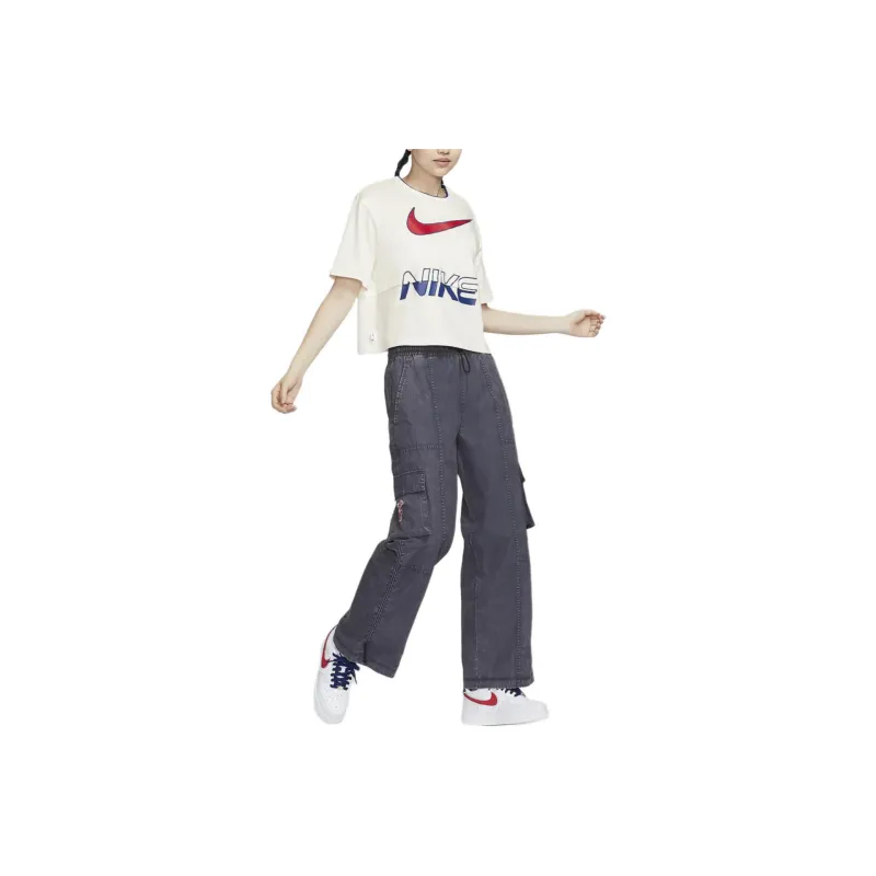 Nike T Shirt Women's Sail White-0