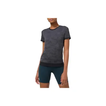 Lululemon T-Shirt Women's Camo Black/Asphalt Gray