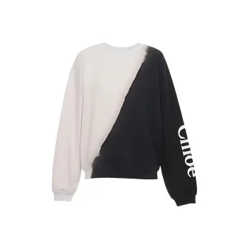 Chloe SS23 Sweatshirt Women's Black White