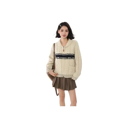 Princess Berdele Knitwear Women's Rough Beige