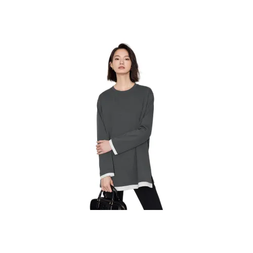 Initial Language T Shirt Women's Dark Gray