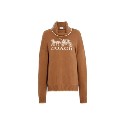 COACH FW22 Sweater Women's Orange