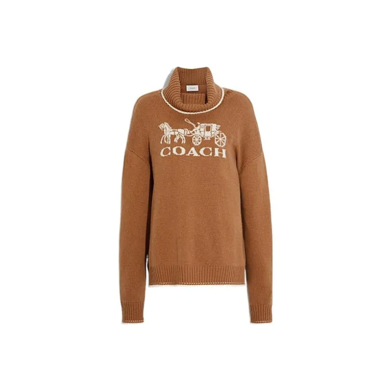 COACH FW22 Sweater Women's Orange-0