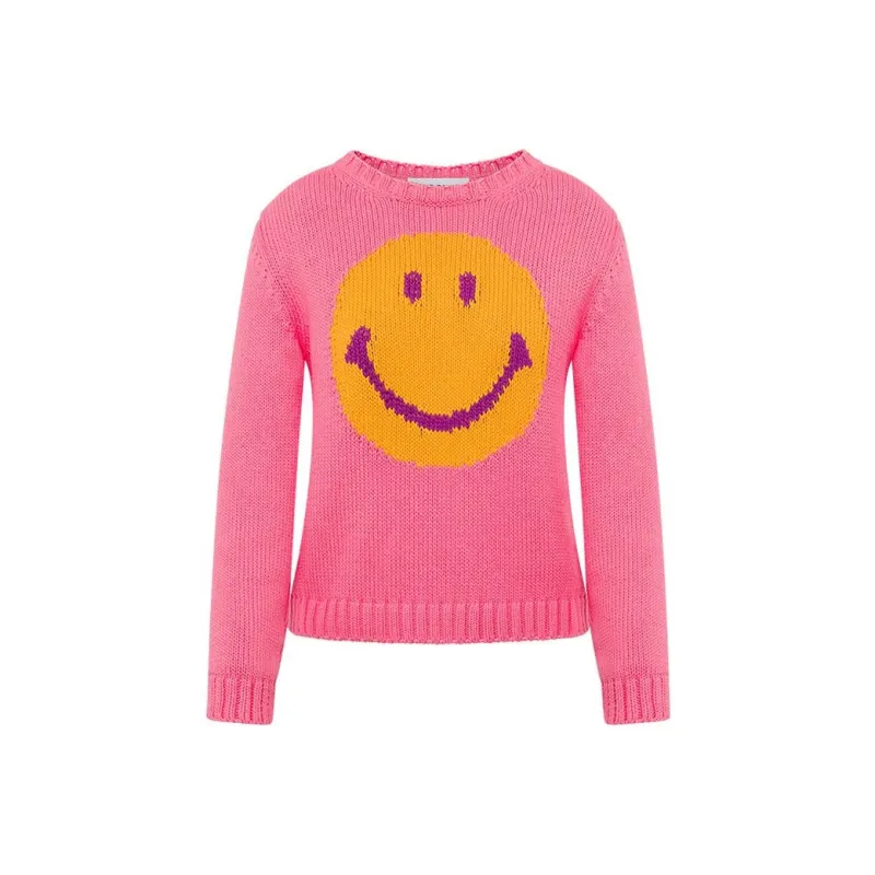 MOSCHINO Smiley Logo Intarsia Crewneck Jumper-0