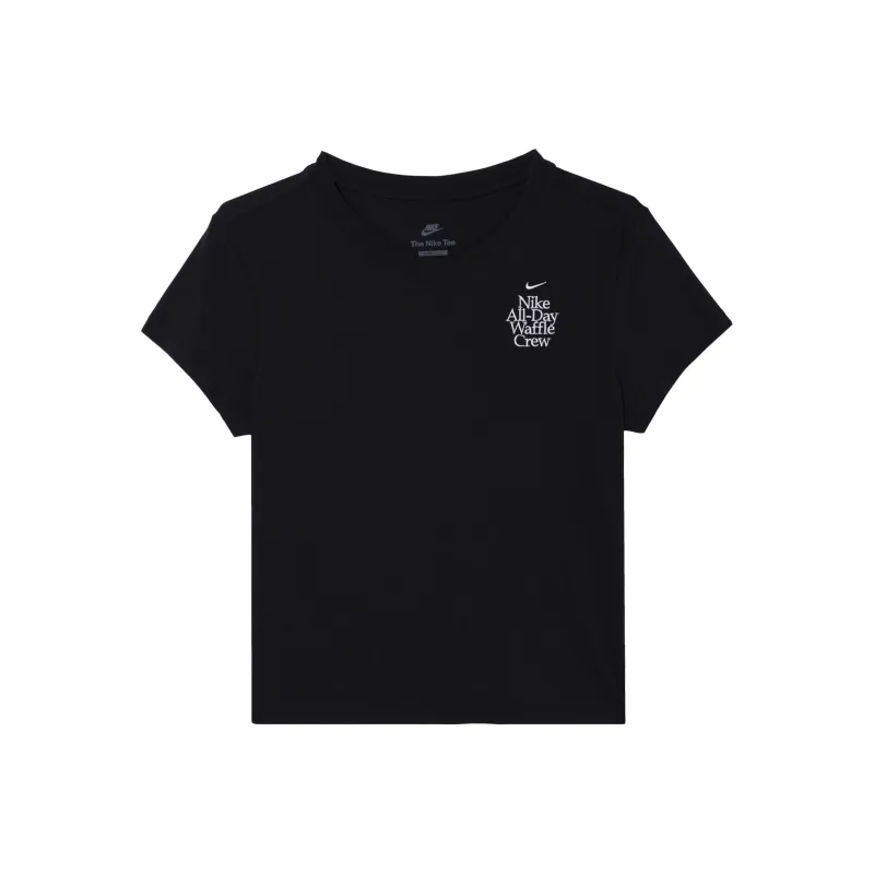 Nike Sportswear Women's Letter Strawberry Print Crewneck T-Shirt Black-0