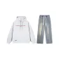 Set (Heather Gray Sweatshirt+Vintage Blue Jeans) Red