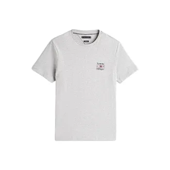 Tommy Hilfiger T Shirt Men's Light Gray