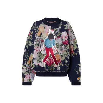 LOUIS VUITTON FW22 Sweater Women's Blue