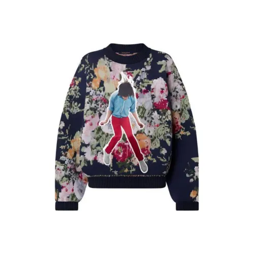 LOUIS VUITTON FW22 Sweater Women's Blue