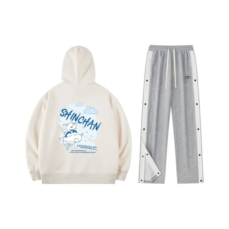 Crayon Shinchan Sweatshirt Set Unisex-36