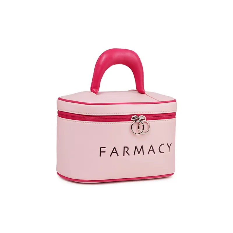 Farmacy PU Makeup Bag Women's White/Pink-8
