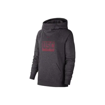 Nike College Essential USC Women's Funnel-Neck Hoodie